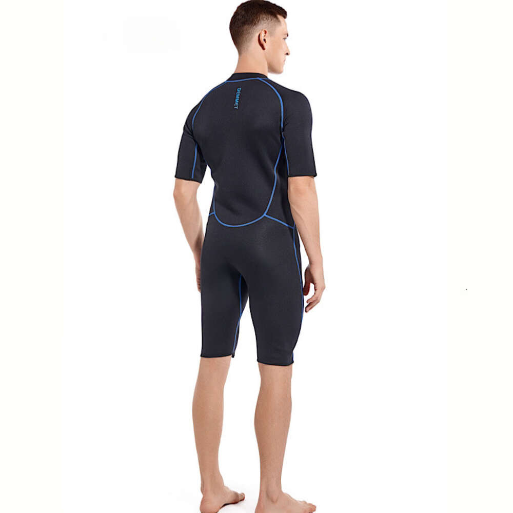 Summer new diving suit, 1.5/3mm short sleeved men's women's jumpsuit, sun protection warmth protection, snorkeling and surfing suit H521-119
