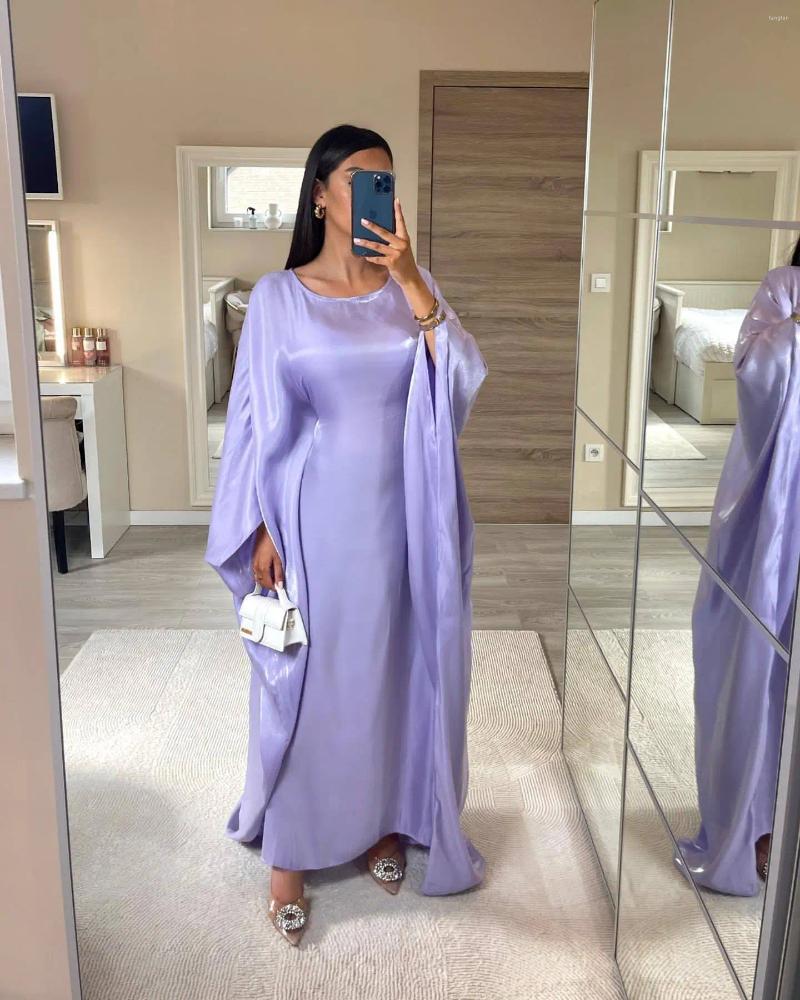 Ethnic Clothing Marocain Kaftan Women Batwing Sleeve Modest Dress Dubai Turkey Abaya Eid Mubarak Djellaba Islam Jalabiya Prayer Garemnt