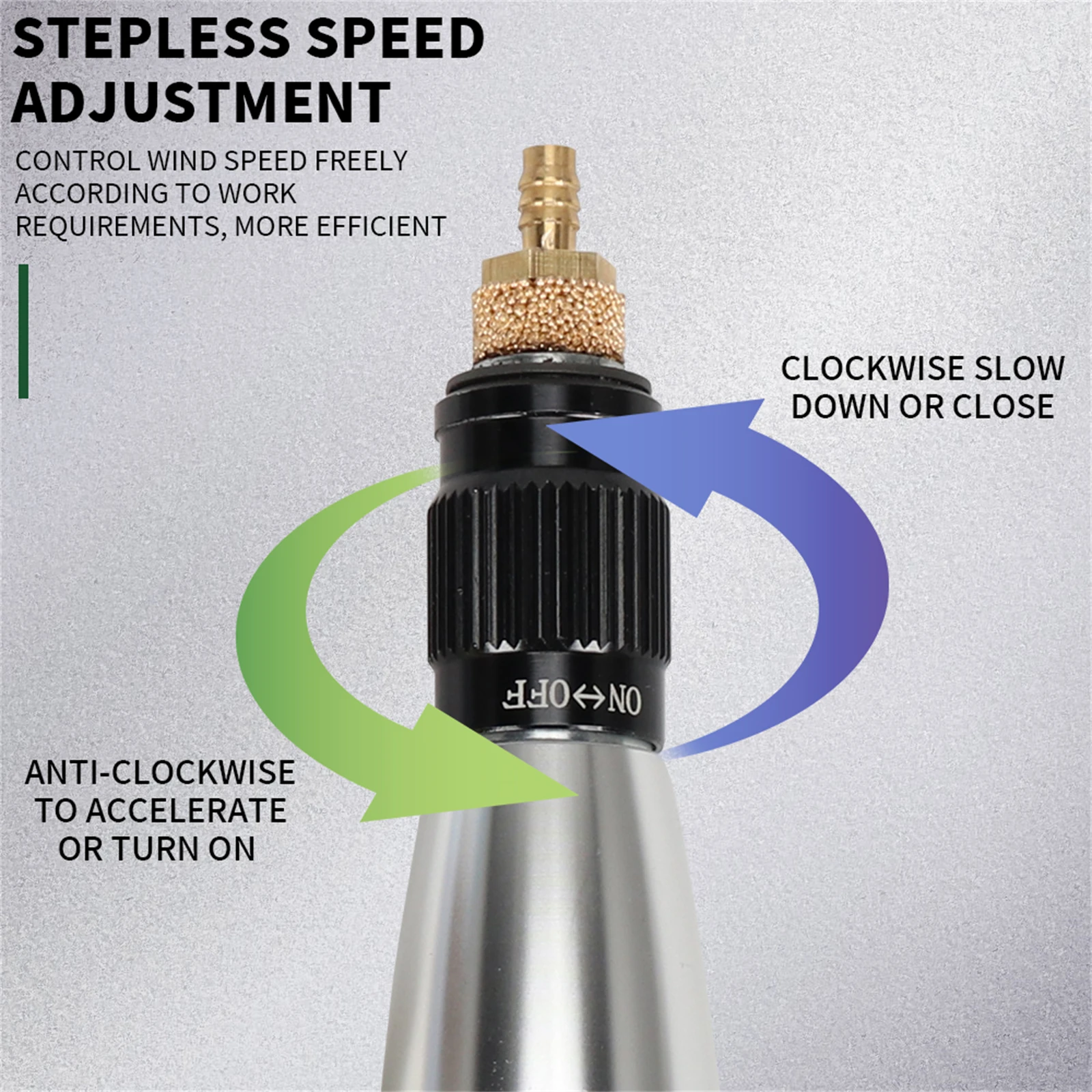 1/8'' Ultrasonic Micro 2025 Pneumatic Air Pencil Die Grinder Reciprocating new Grinding File for Polishing and Deburring