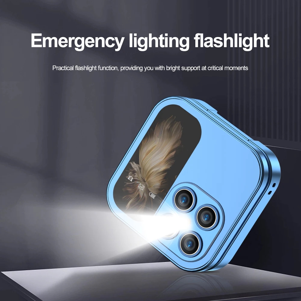 Flip Mini Cartoon CellPhone Foldable i17 Pro Cell phones Unlock Dual GSM Card Small Magic Voice FM Camera Mobile Phone