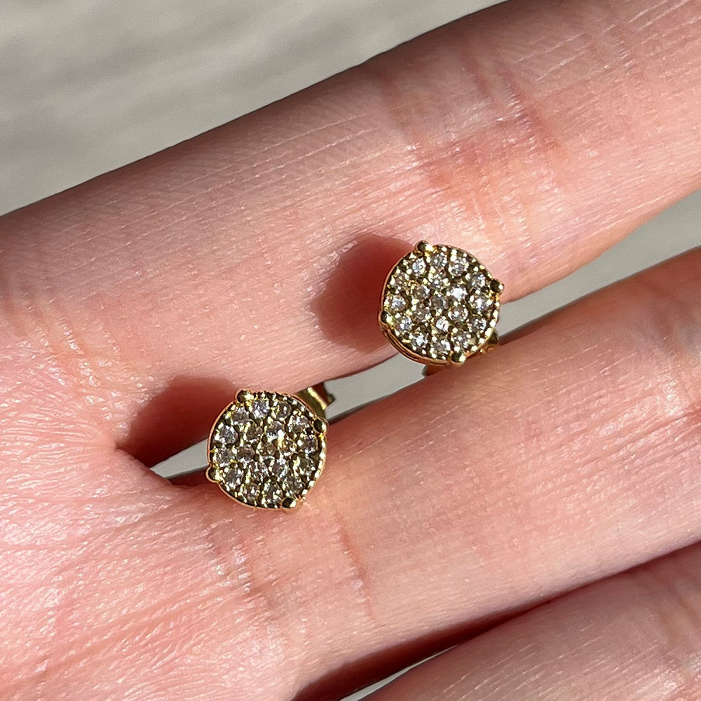Designer's Choice: Durable Gold-Fill Studs with Variety of CZ Diamond Looks Ideal Accessory for All Genders