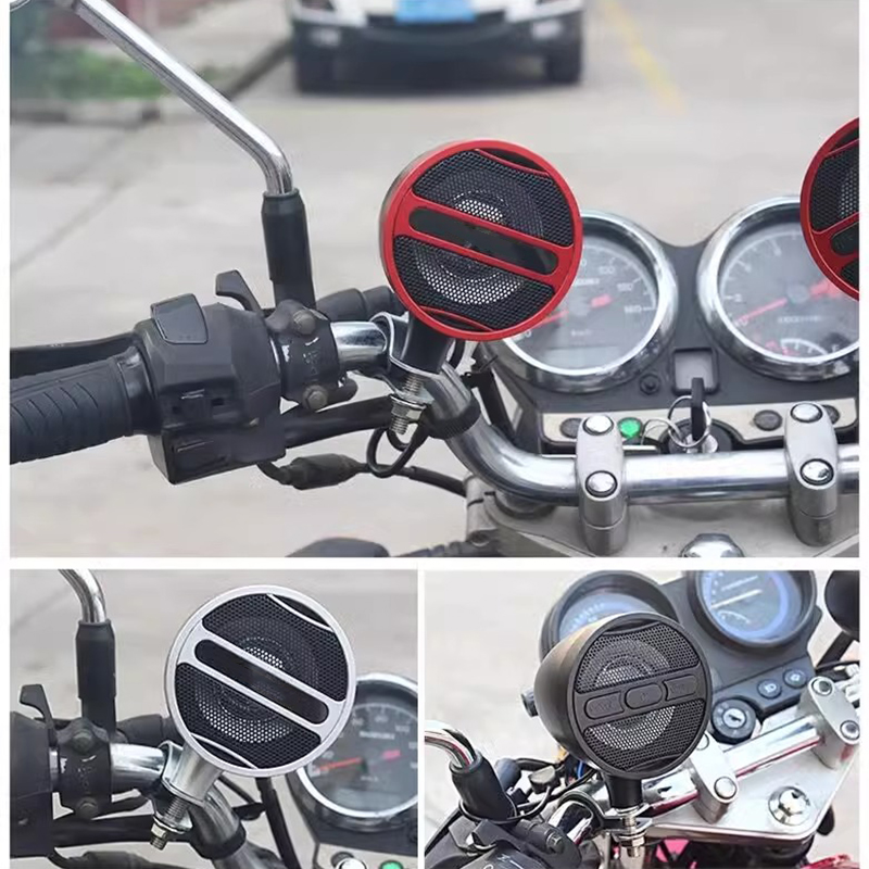 MT473 Motorcycle Audio Subwoofer Waterproof With Bluetooth Multi-functional Electric Scooter Speaker 12V