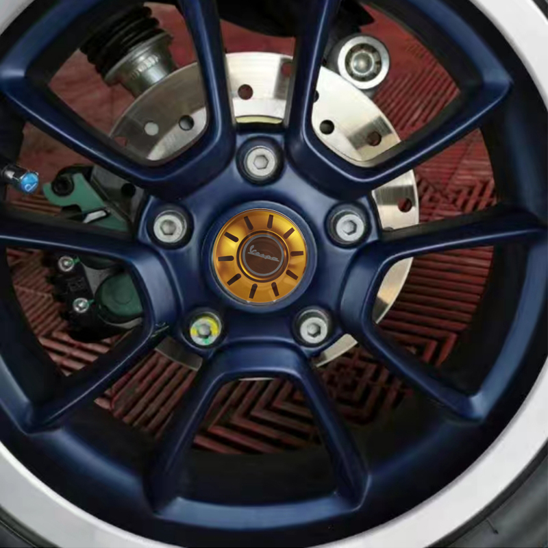 Wheel Hole Cover Cap Hubcaps for Vespa GTS GTV Sprint Primavera LX LXV 50 125 250 300 Scooter trim Motorcycle Accessories