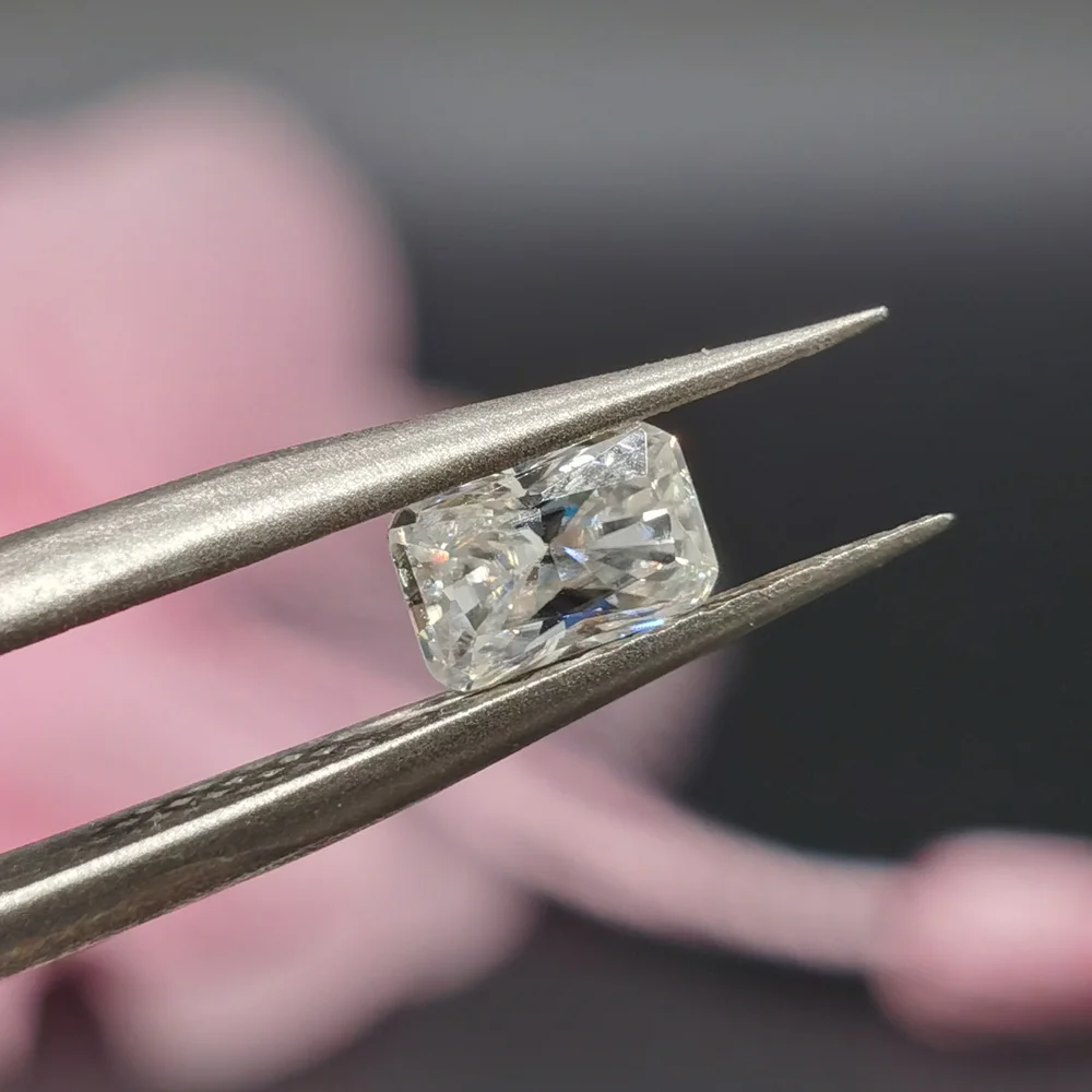 4mm*6mm Radiant Cut Moissanite Loose Germstone VVS Grade D Color Moiisanite for Jewelry DIY