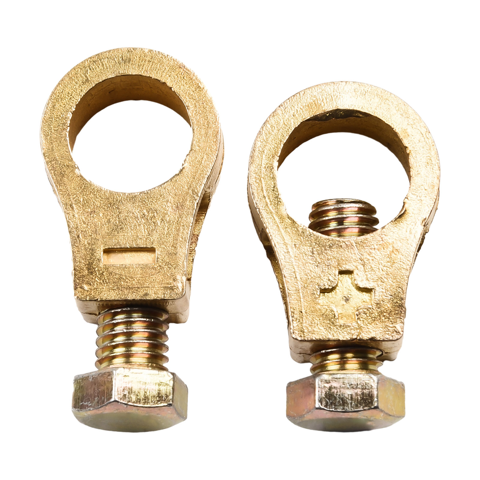 Clips Copper Car Battery Terminal Wire Cable Clamp Top Post Terminal Positive Negative For Car Charging Starting Systems Parts