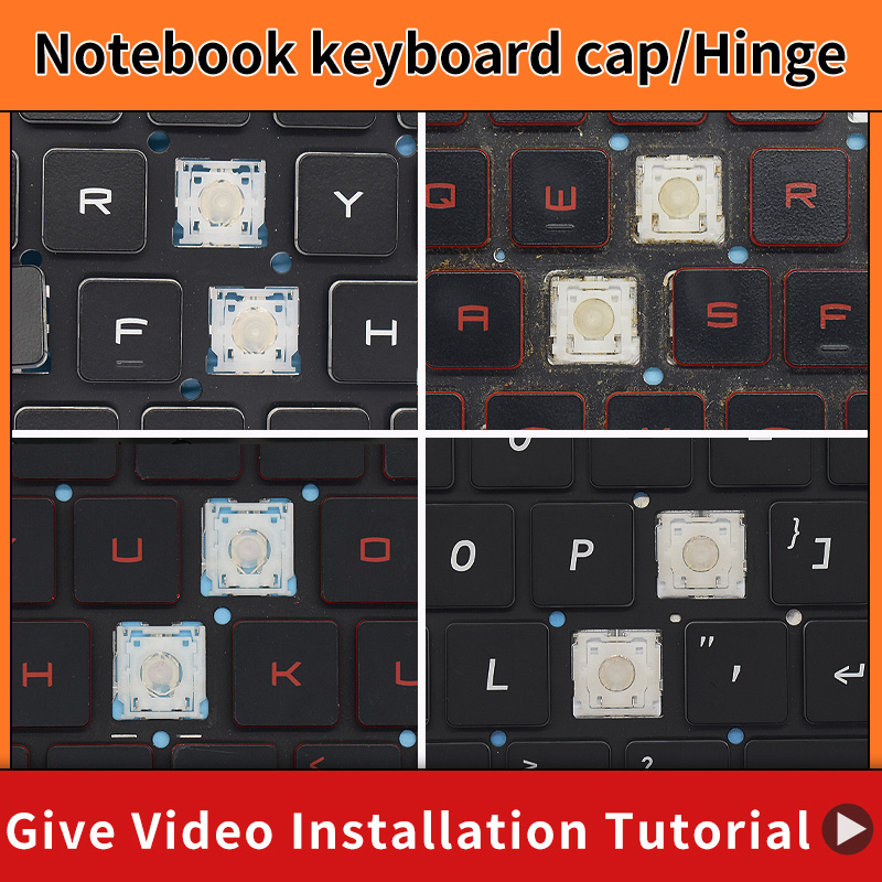 Replacement English Key Cap For MSI GF66 MS-1582 GF76 GL76 GL66 MS-17L1 MS-17H3 Keyboard Keys Keycaps