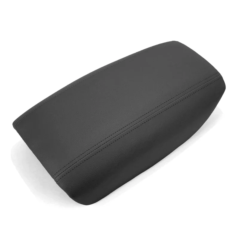 For S80 1999-2006 Car Leather Armrest Center Console Lid Cover Pad Car Center Console Armrest Lid Storage Box Cover