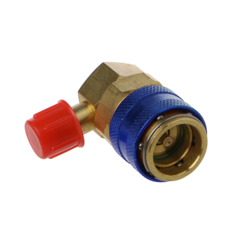 HVAC Auto R134A H / L Adapters Quick Coupling Conditioner Coolant Adjustable