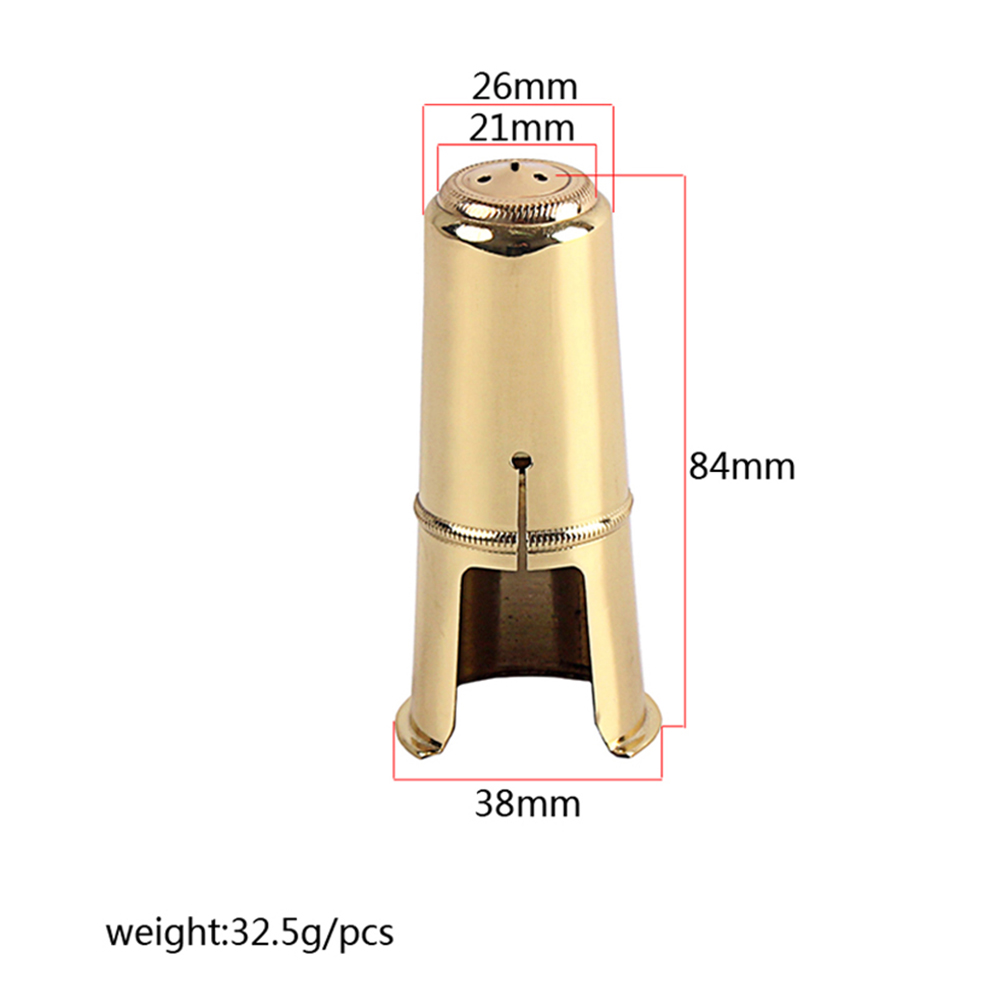 Tenor Saxophone Cap Metal Sax Cap 84MM Size ( Silver )