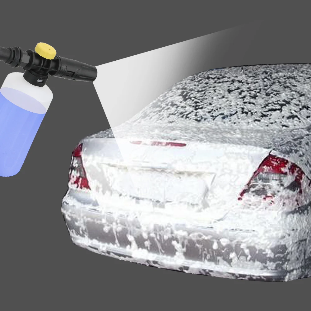 LEEPEE 750ML Snow Foam Lance High Pressure Washers Car Soap Foam Generator For Karcher K2 K3 K4 K5 K6 K7