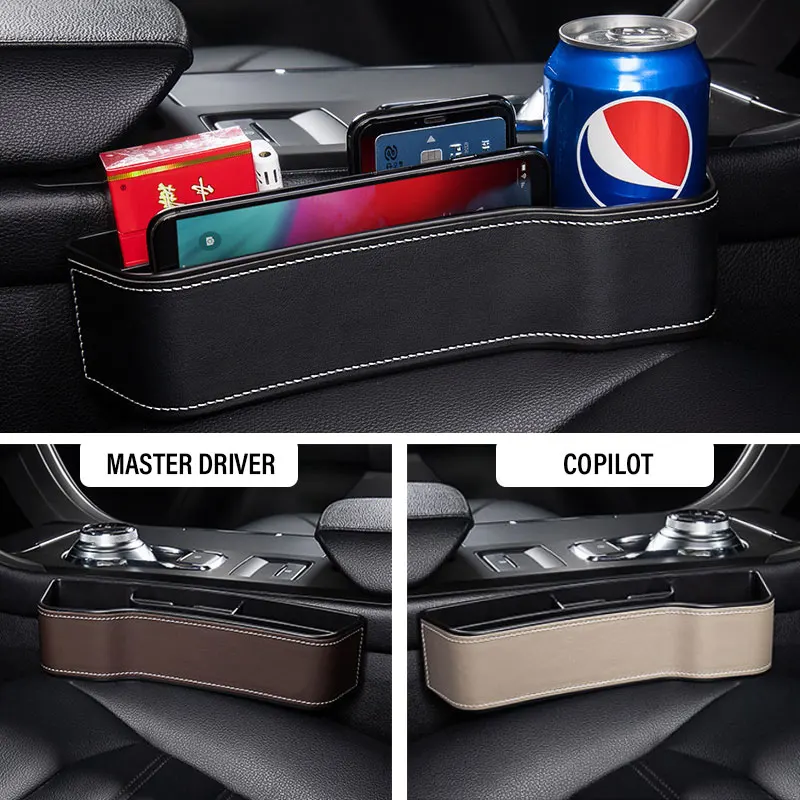 Car Seat Crevice Storage Box Seat Gap Slit Organizer For Subaru Impreza Legacy STI BRZ XV WRC Forester Crosstrek Outback