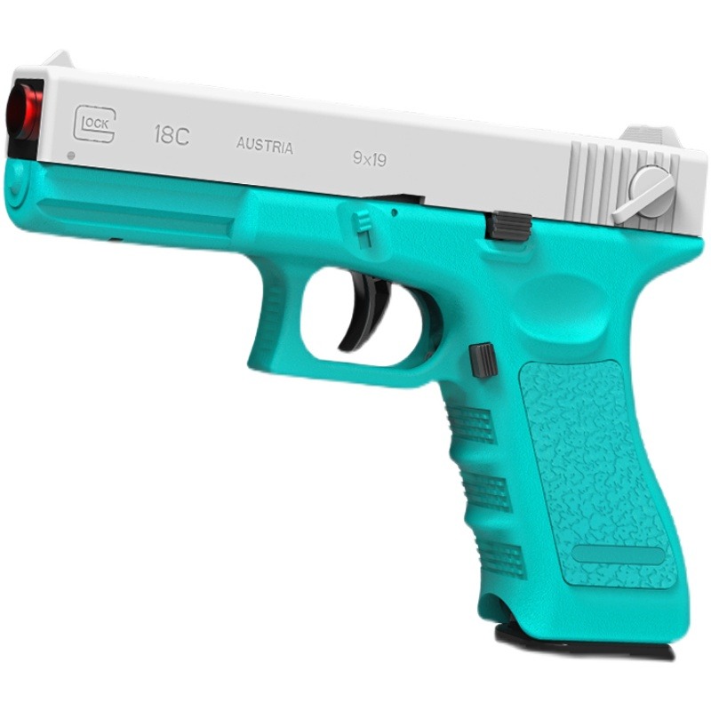 Shell Ejection Pistol Handgun Toy Gun Blaster with Extra Magazine Continuous Shooting Model Launcher For Adul