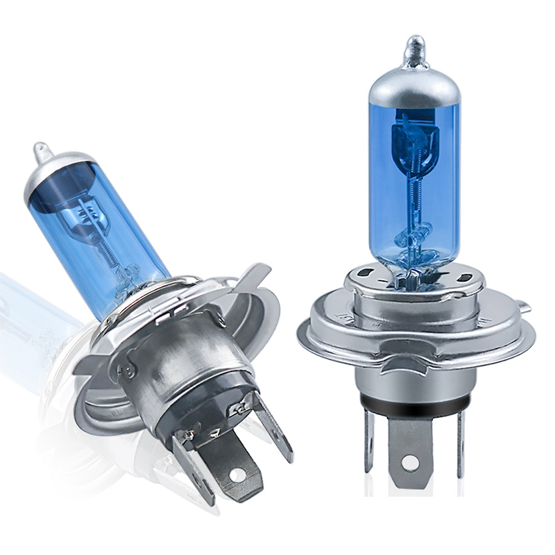 1/2pcs H4 100W 12V Super Bright White Fog Lights Halogen Bulb High Power Car Headlights Lamp Car Light Source Parking