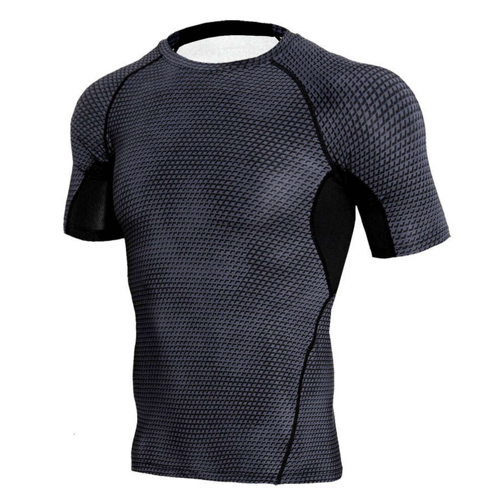 Ddmytiger Tight Top For Men S Sports Running Short Sleeved Fiess Quick Drying T Shirt With High Elasticity Breathable And Sweat Wicking During Trainin