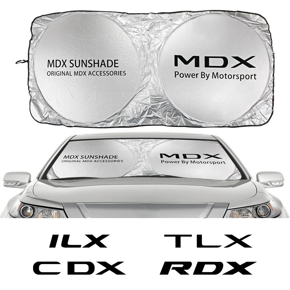 Car Windshield Sunshade Parasol Cover Sun Shade Protector Accessories For Acura CDX ILX MDX NSX RDX RL RLX TL TLX TLX-L TSX ZDX