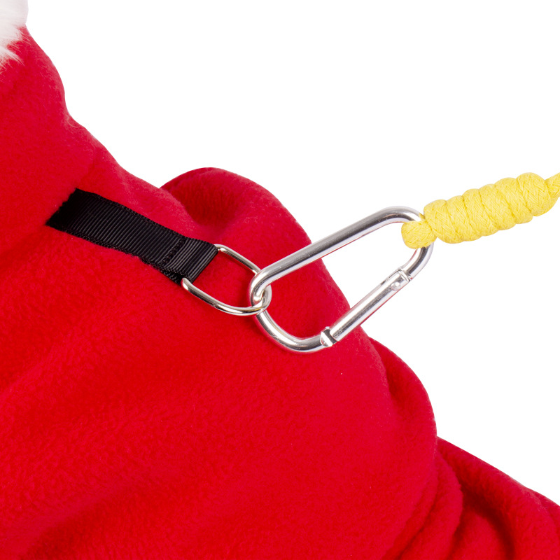 Soft Fleece Dog Clothes Solid Color Warm Pet Vest For Small Dog Back Traction Ring Chihuahua Clothing Puppy Costume Pet Supplies