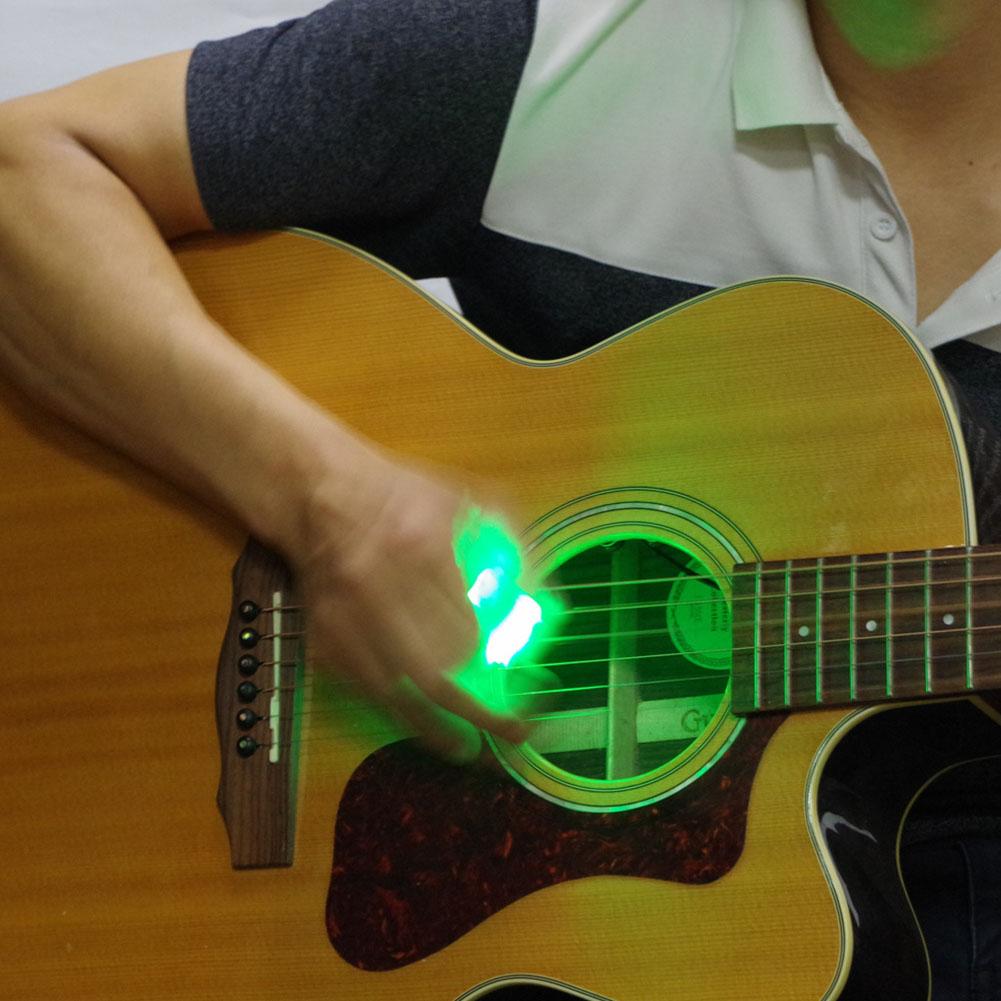 LED Glowing Guitar Pick Unique Picks For Bass Electric Guitar Acoustic Guitar Mandolin And Bass Touch Luminous Guitar Plectrum