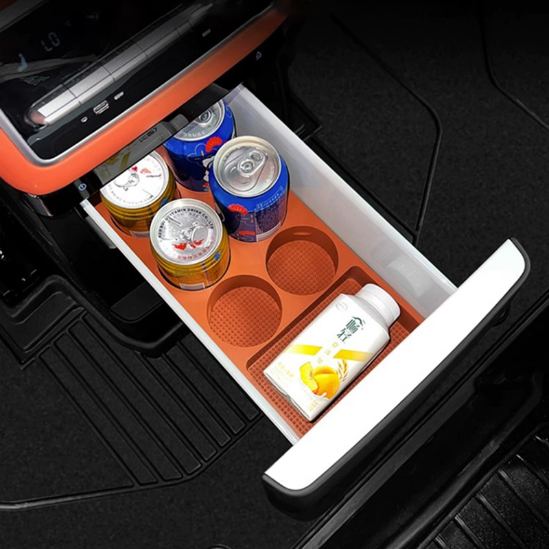 Car Refrigerator Stotage Box Beverage Anti Slip Holder Interior Accessories For Leading Ideal Li Xiang Auto L9 Max 2022 2023