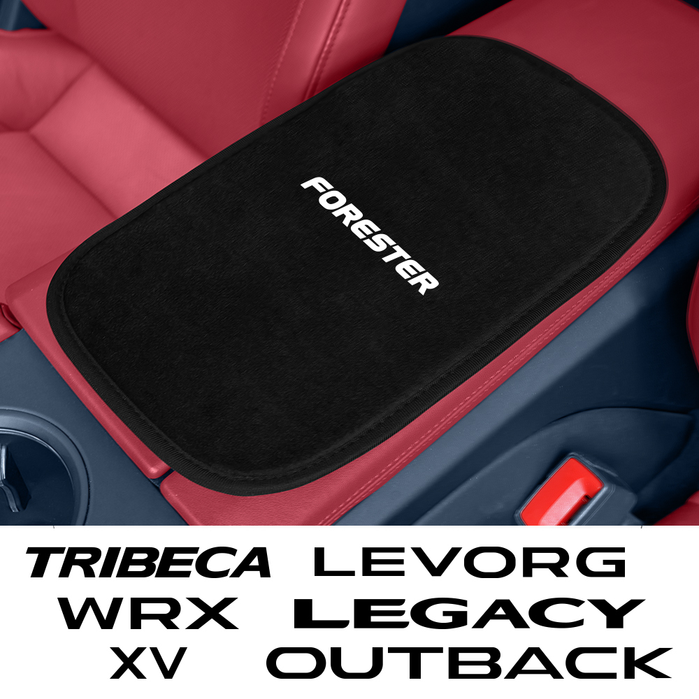 For Subaru Forester BRZ Crosstrek Levorg Legacy Outback Tribeca XV Soft Plush Vehicle Center Console Arm Rest Box Cushion