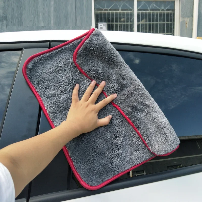 40x40cm Car Detailing 1200 GSM Car Wash Microfiber Towel Car Cleaning Drying Auto Washing Cloth Micro Fiber Rag