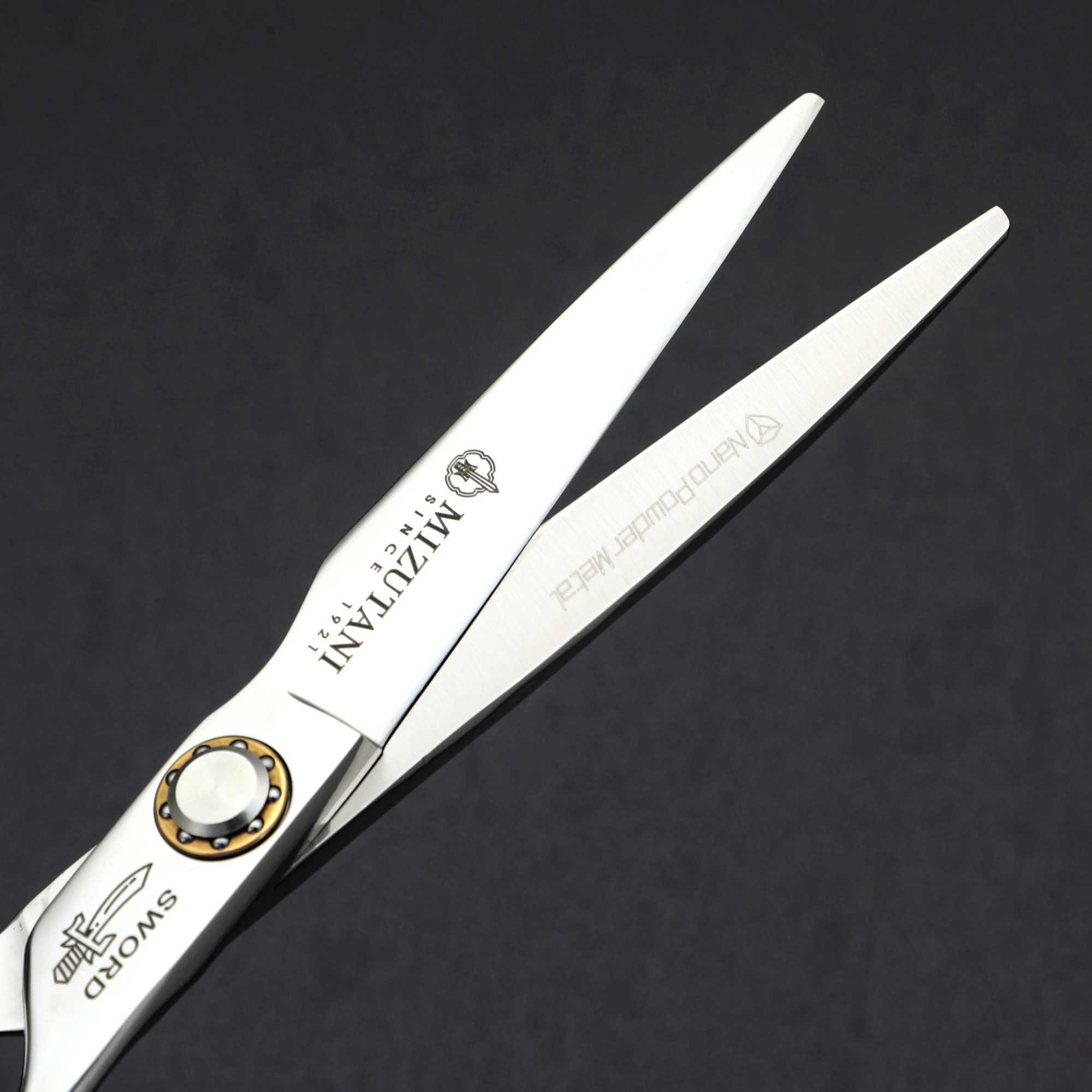 Hair Scissors MIZUTANI Barber 6.0-inch 440C Steel Dual Group Barber Professional Accessories Barber Machine Z260130