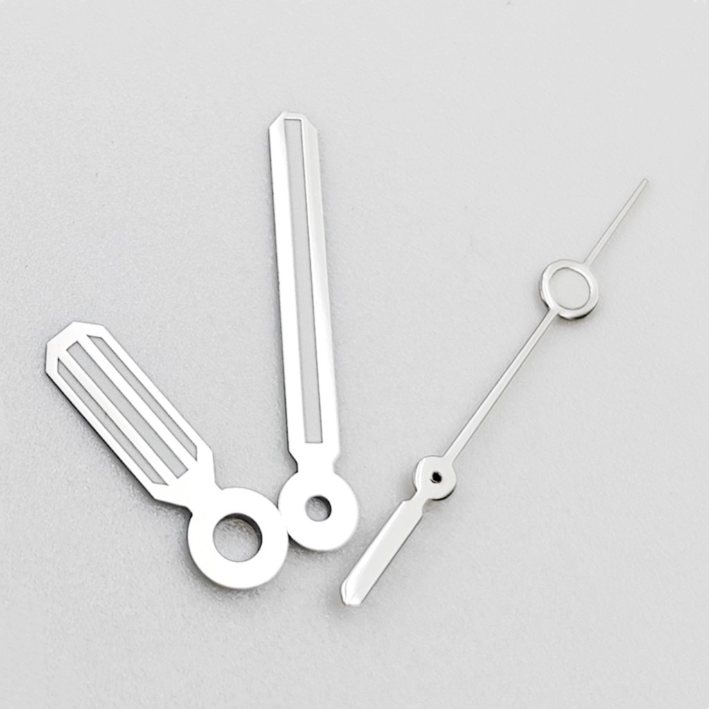 Watch Hands Green Luminous Silver Pointer Fit NH35 NH36 ETA 2824 2836 Watches Automatic Movement Parts