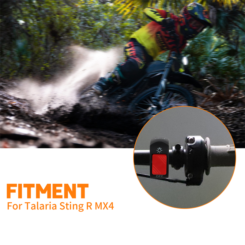 Headlight Light Switch For Talaria Sting R MX4 Plug N Play Electric Off Road Bike Head Light Lamp Plug Dirt Bike Part New Style