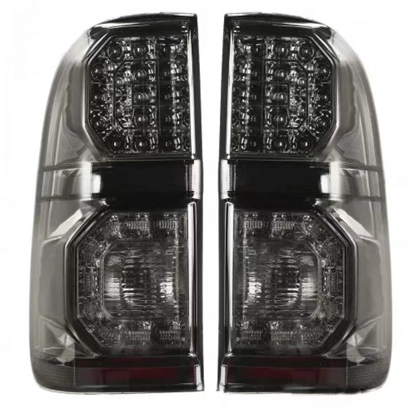 2PCS LED Tail Light Rear Running Light+Brake+Reverse Lamp+ Amber Turn Signal Taillight Assembly For Hilux Vigo 2005-2015