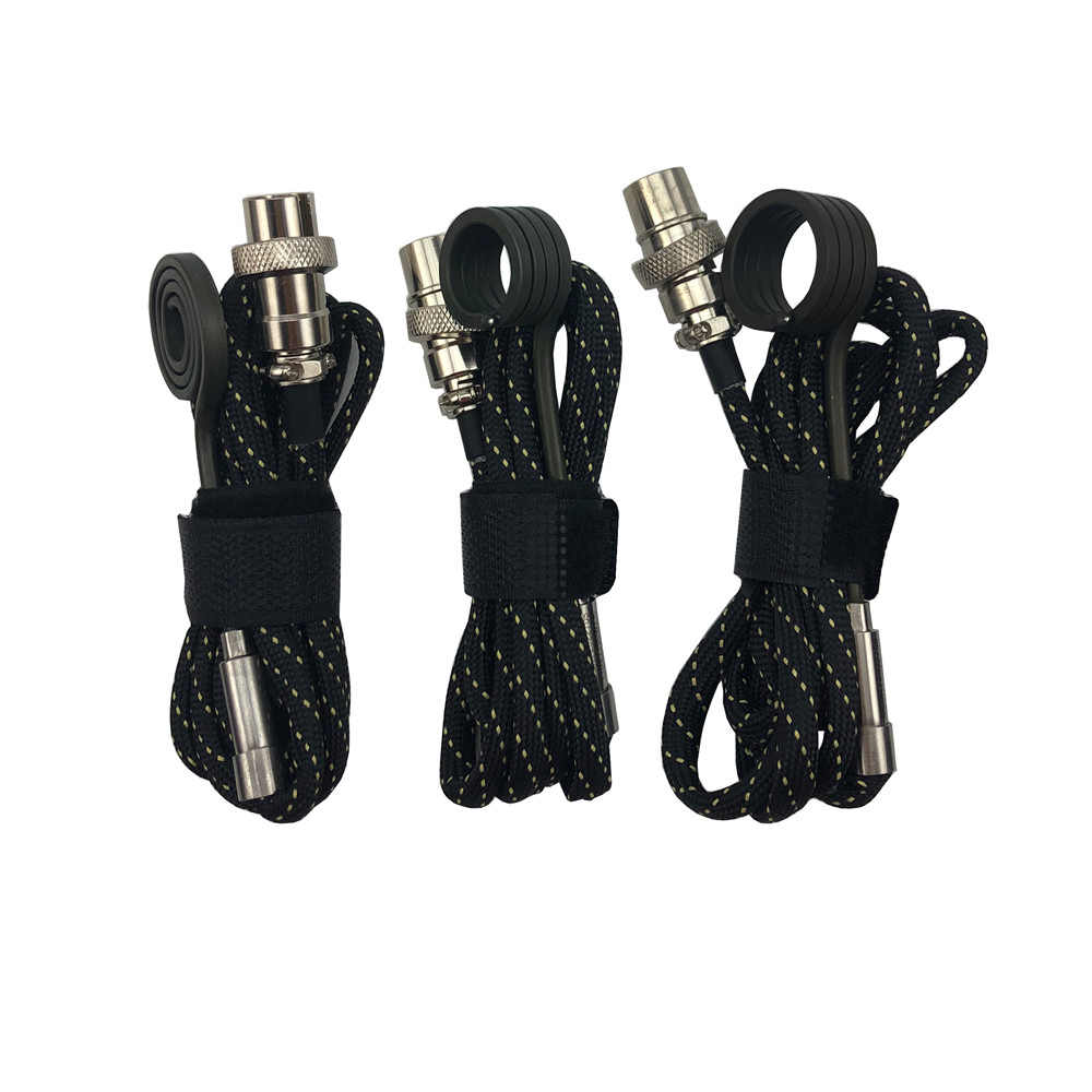 110V/220V Heater Coil 10mm/16mm/20mm with GX16 5 Pin DEN Plug and K Type Thermocouple for Dual Button Electric Digital PID Controller