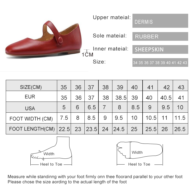 2025 NEW Flat AIYUQI Genuine Leather New Spring Women s Mary Jane Red Literary Ballet Shoes Women