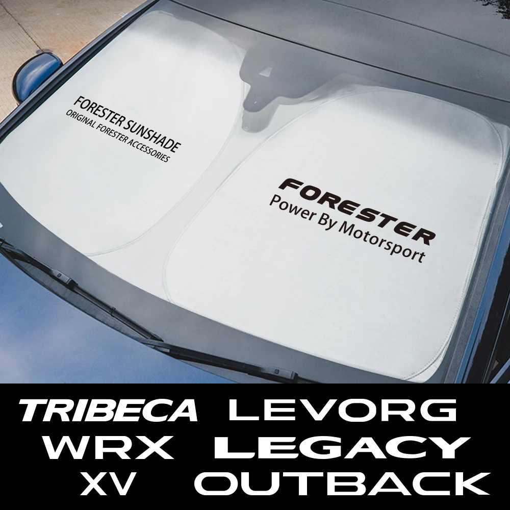 Car Sunshade Cover UV Protector Shield For Subaru Forester XV Outback Legacy Tribeca Levorg Crosstrek Exiga Ascent Impreza