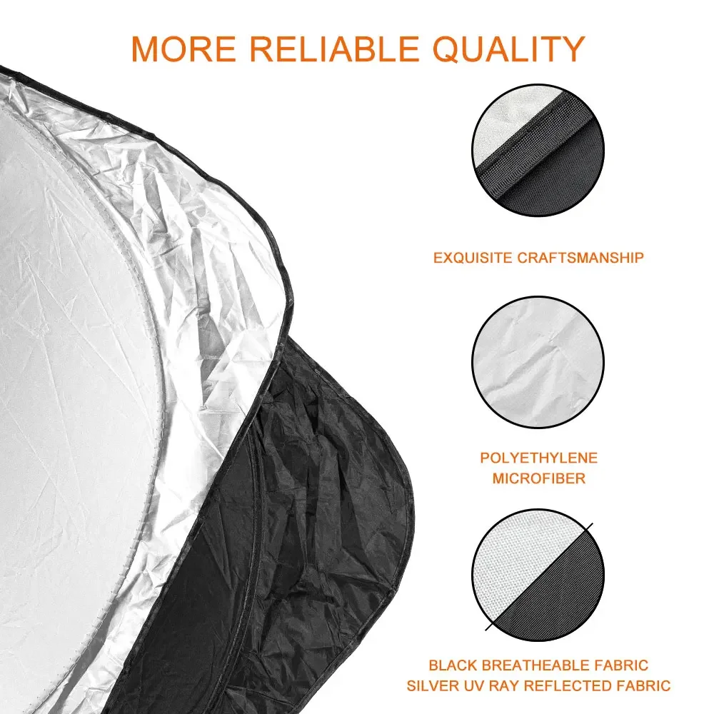 For Subaru Forester BRZ Crosstrek Levorg Legacy Outback Tribeca WRX XV Car Window Windshield Sun Shade Cover Auto Accessories