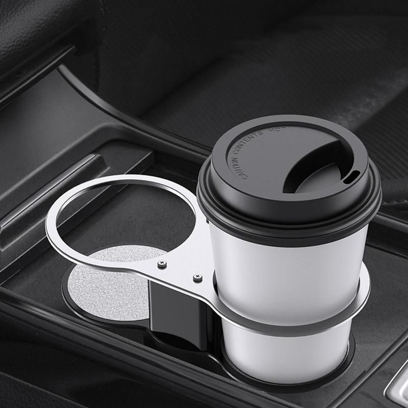 Car Cup Holder Expander Center Console Dual Head Water Cup Holder Auto Drink Bottle Insert Organizer Car Interior Accessories