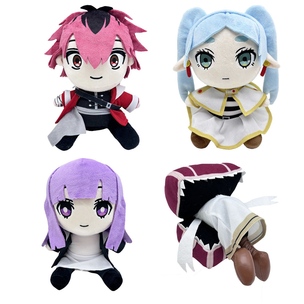 Kawaii Fern Stark Frieren Plush Anime Sousou No Frieren Cosplay Fantasia Props Kids Xmas Gifts Halloween Carnival Party Mascot