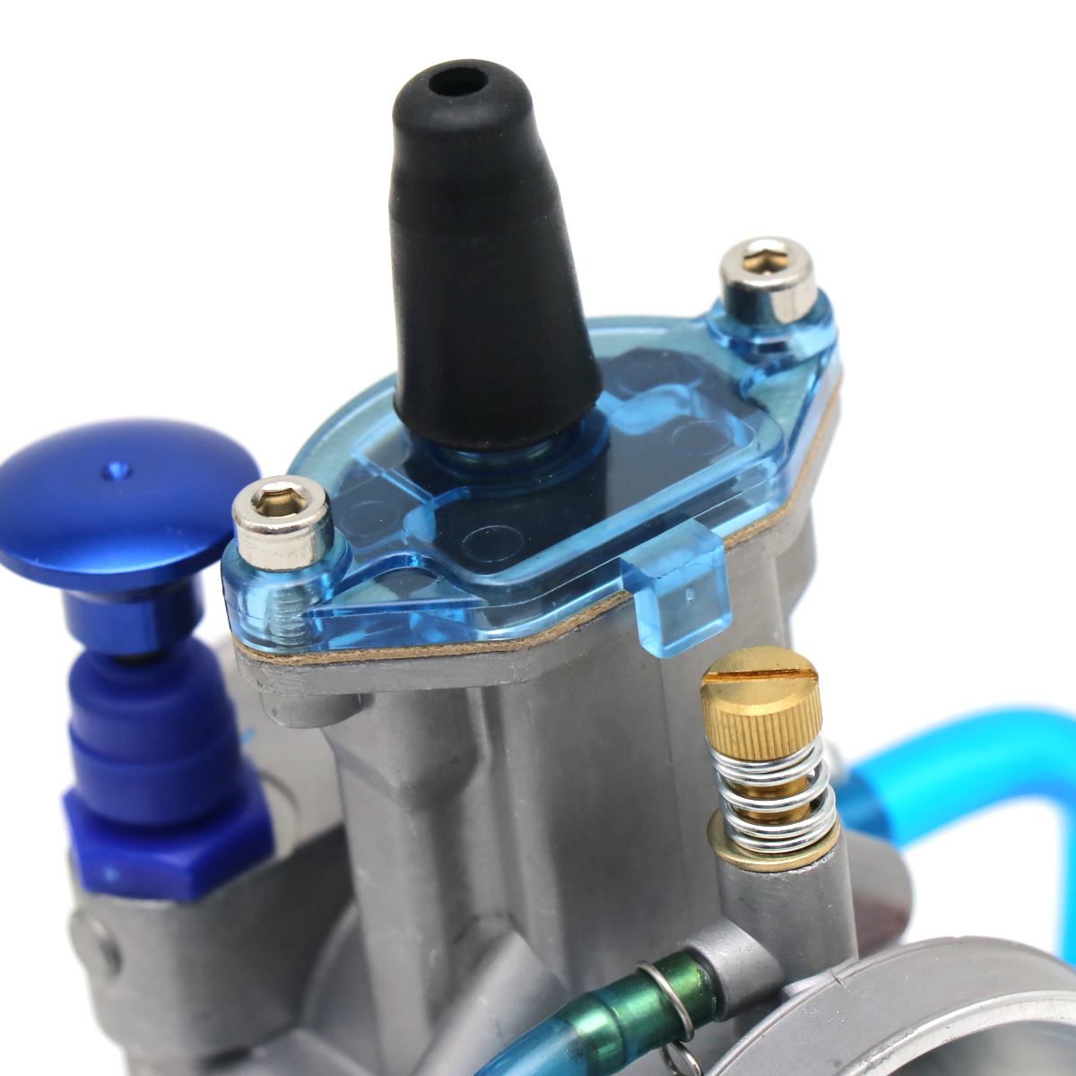 SCL MOTOS Carburetor Top Cover Fit for Keihin PWK 21-34 Carburetor Slide Cap Cable Adjuster Gasket Screw Carburateur Carb Parts