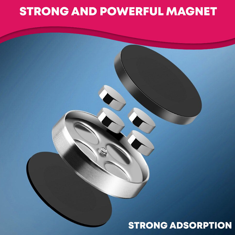 Mini Magnetic Car Phone Bracket Holder Universal Colorful Circular Strong Magnet Cellphone Stand for IPhone Auto Accessories 1Pc