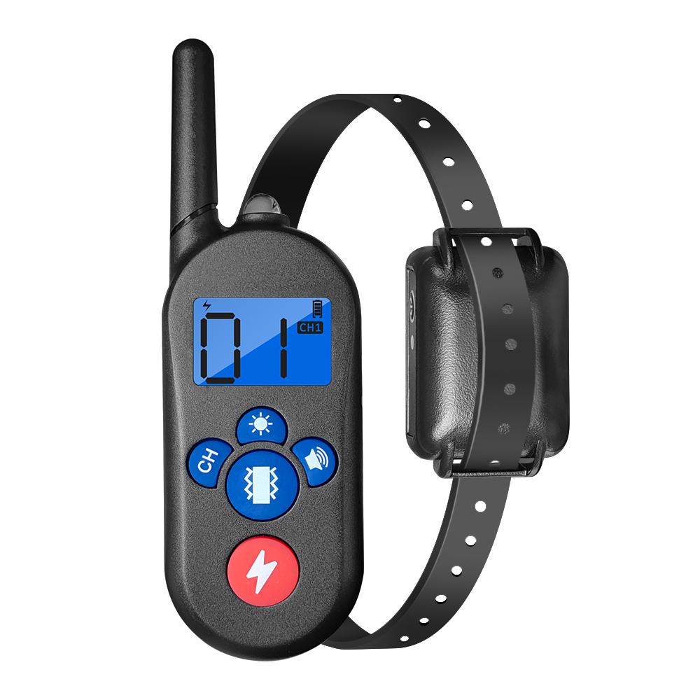 Dog Training Collar with Remote, Smart Dog Shock Collar with 3 Training Modes and Training Icons, Waterproof Electric Dog