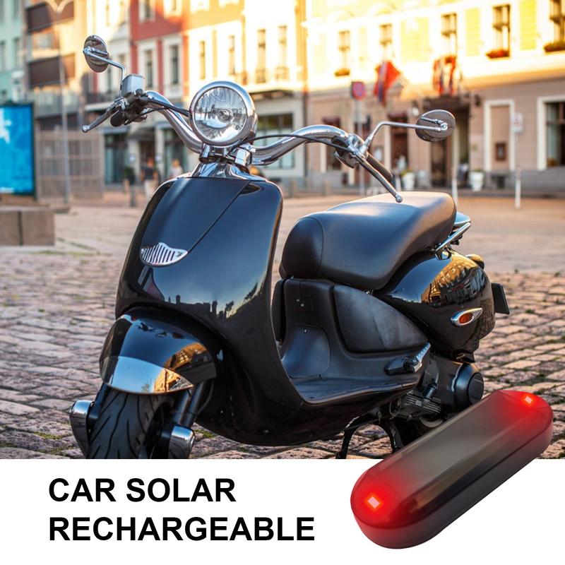Dummy Car Alarm Light Fake LED Flashing Car Alarm System Solar Power Durable Anti Theft Car Device Universal Car Security