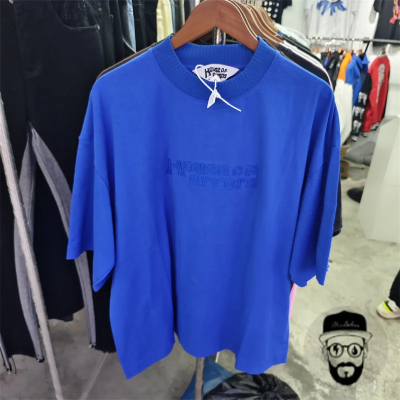 highquality pure cotton House of errors mens Tshirt in six colors oversized and loose fitting top tee 240516