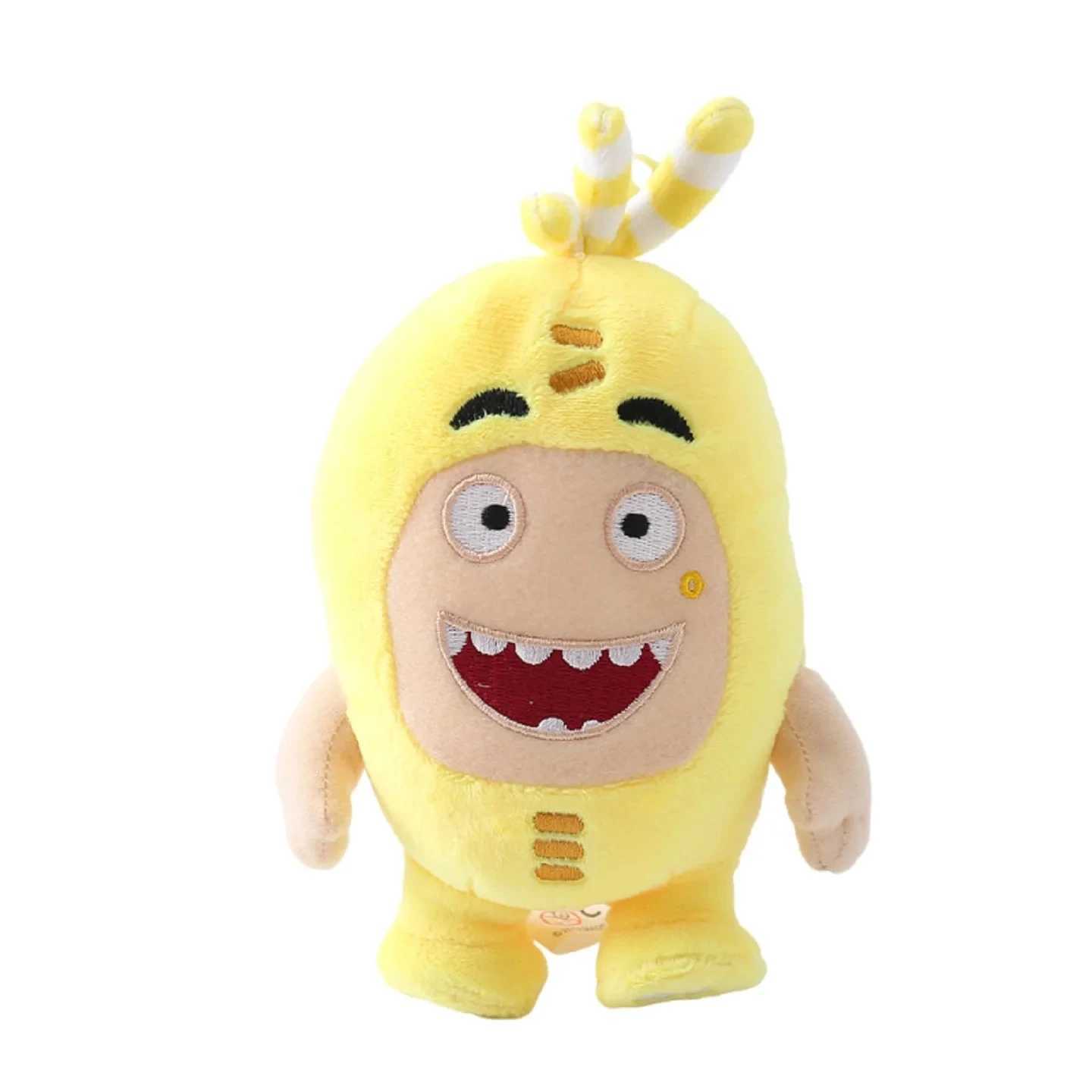 Stuffed Plush Animals 8pcs/Lot Oddbods Cartoon 18CM Fuse Jeff Newt Odd ZEE Bods Stuffed Plush Toy Doll For Kids Gifts PP Cotton Home Decoration Q24052