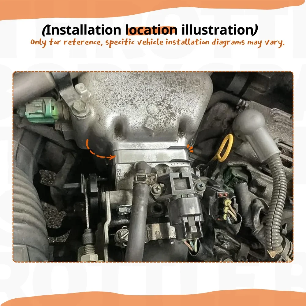 Throttle Body Spacer for Suzuki Altrapan HE22S K6A 08-15 Gasket Engine Horsepower Torque Enhancement Performance Upgrade Qty(1)