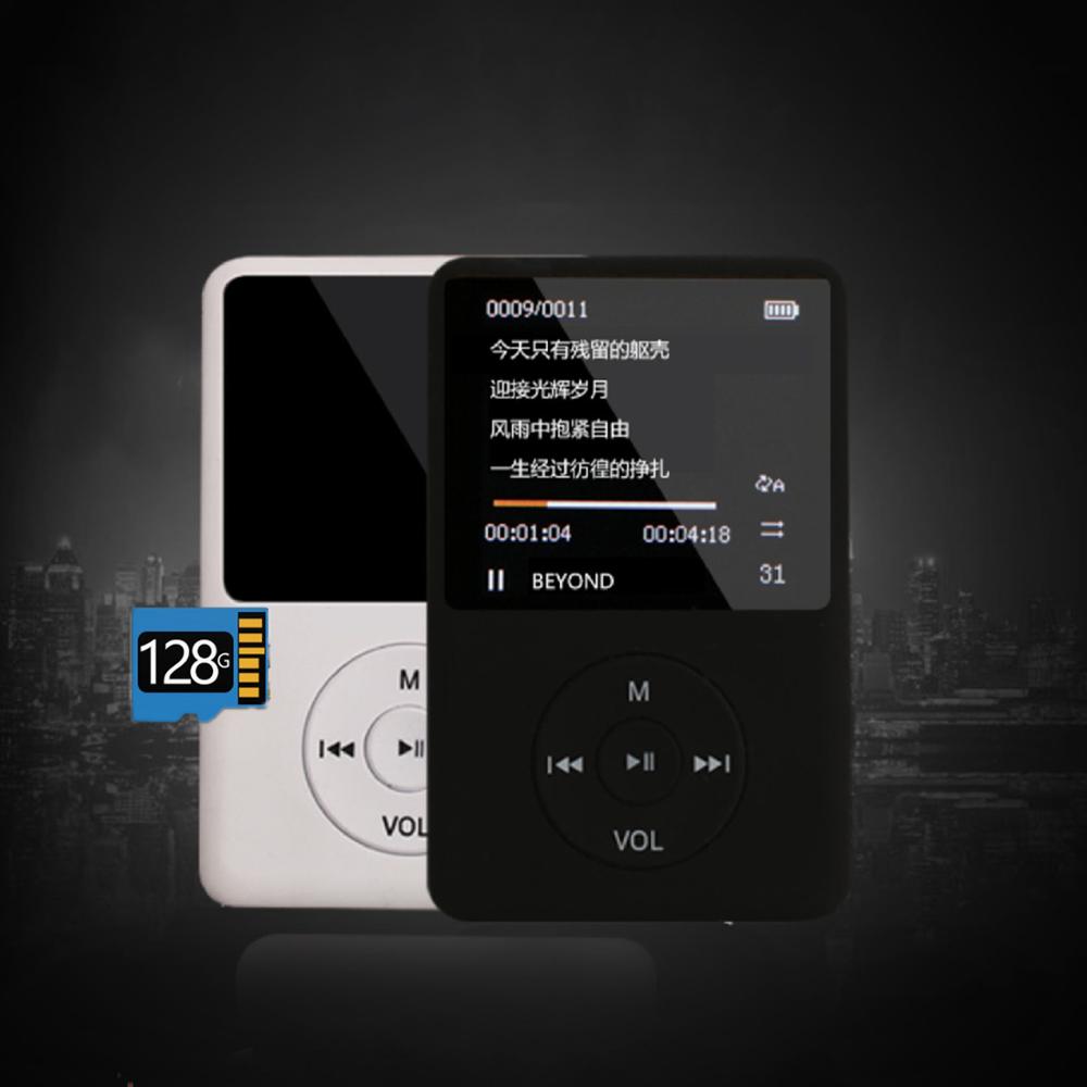 Mini Bluetooth MP3 MP4 Music Player with Loud Speaker and built-in 4GB 8GB HiFi Portable Walkman with Radio /FM/ Record