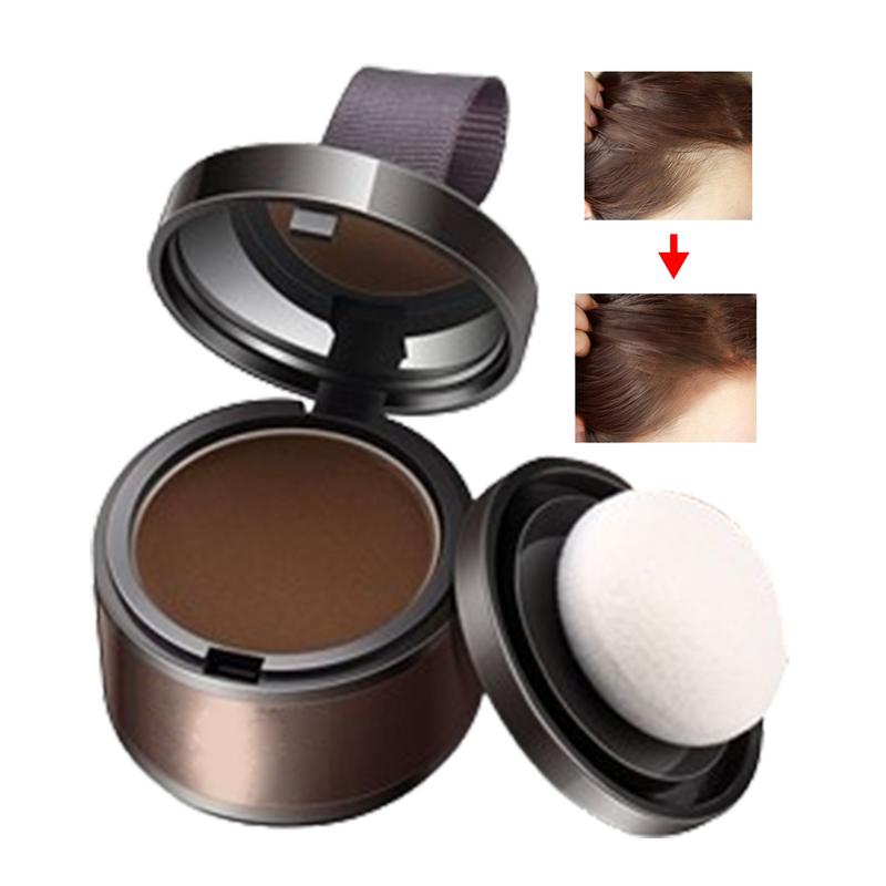 Hair Fluffy Powder Hairline Repair Filling Powder Instantly Black Brown Root Cover Hair Concealer Hair Root Concealer black brow
