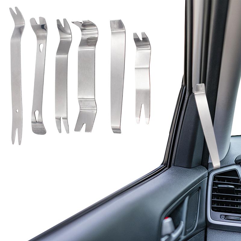 5pcs Auto Trim Removal Tool Kit Interior Door Panel Clip Fastener Removal Set for Vehicle Dash Radio Installer