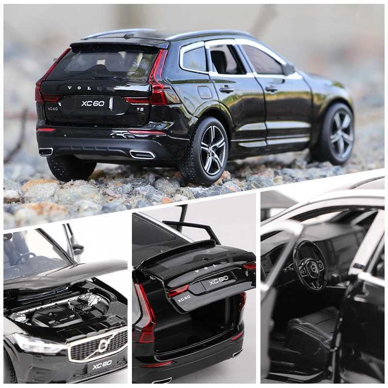 Diecast Model Cars 1 32 Volvos XC60 SUV Alloy Car Model Diecasts Metal Toy Vehicles Car Model Simulation Sound Light Collection Childrens Toys Gift