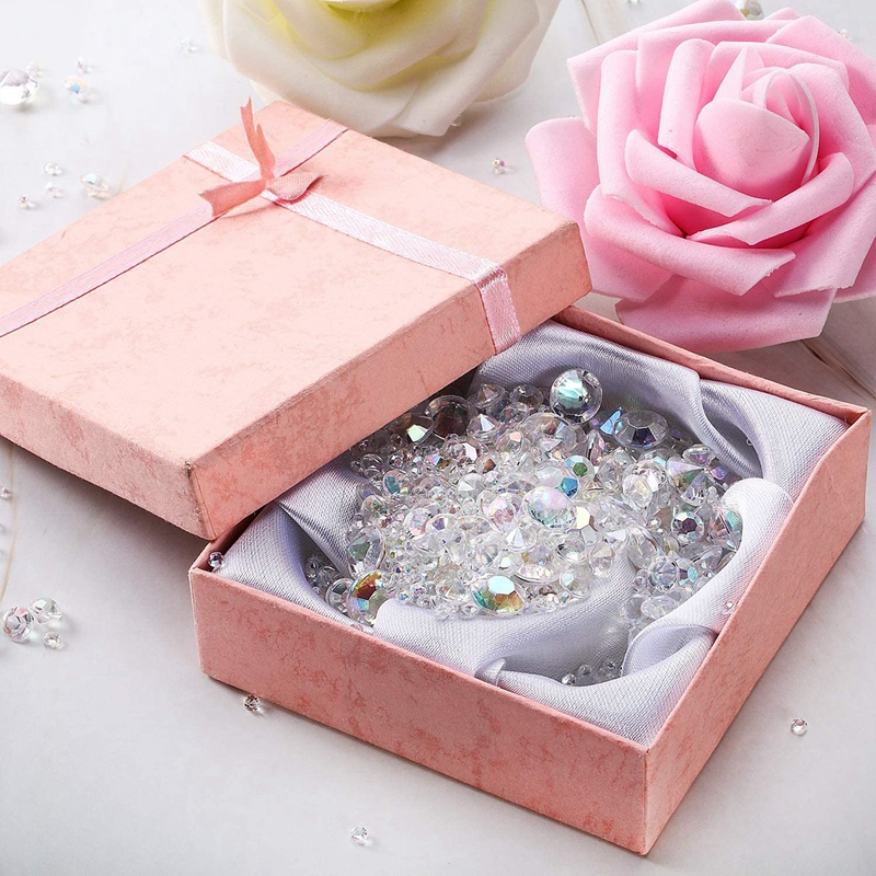 4000 Pcs Scatter Crystals Wedding Table Decorative Crystals Acrylic Diamonds For Crafts Rhinestones Vase Filler