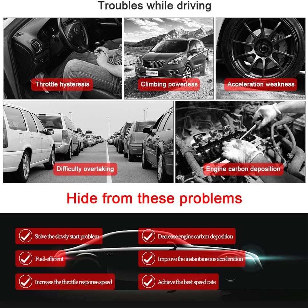 Racing Accelerator Potent Booster Throttle Response Controller Tuning Parts Accessory 9 Drive 5 Modes Portable Pedal Booster