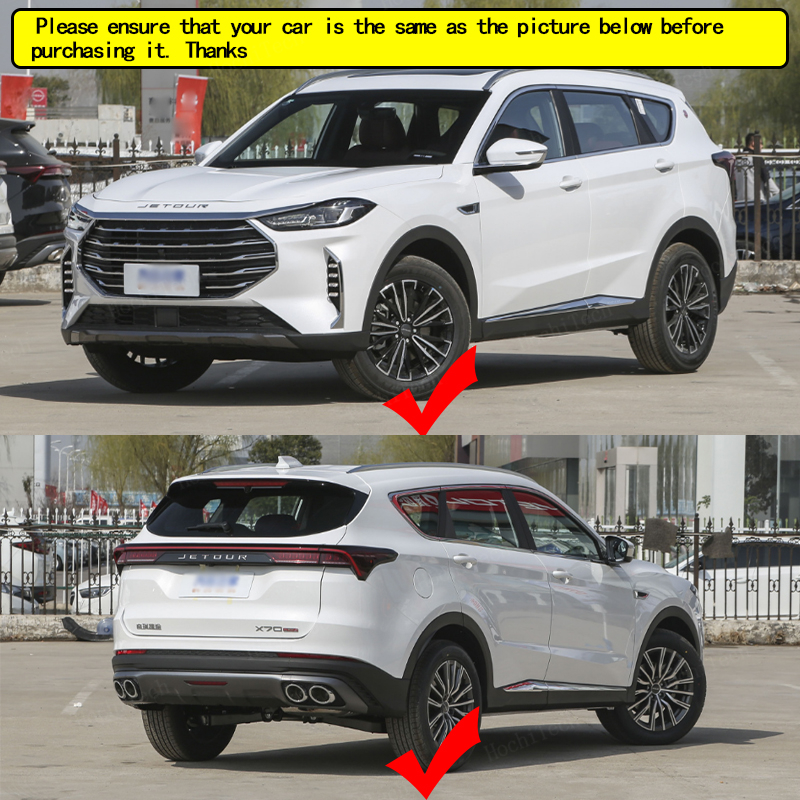 4pcs Mud Flaps For Chery JETOUR X70 PLUS 2021 2022 2023 Mudflaps Splash Guards Mud Flap Front Rear Mudguards Fender