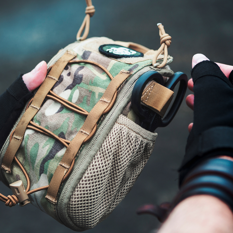 OneTigris IFAK Pouch - Large IFAK Molle Pouch Empty First Aid Bags Only Medical Trauma Kit Bag EMT Pouch MED Waist Bag Outdoor
