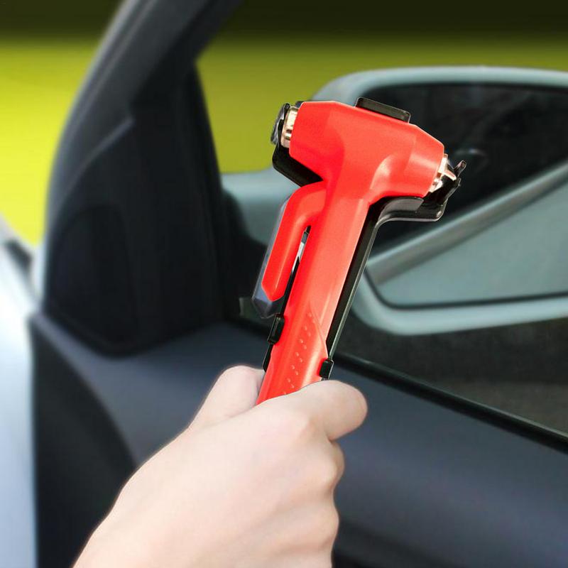 Car Window Breaker Safety Hammer Auto Emergency Escape Tool Anti-slip Life-Saving Escape Survival Kit Interior Accessories